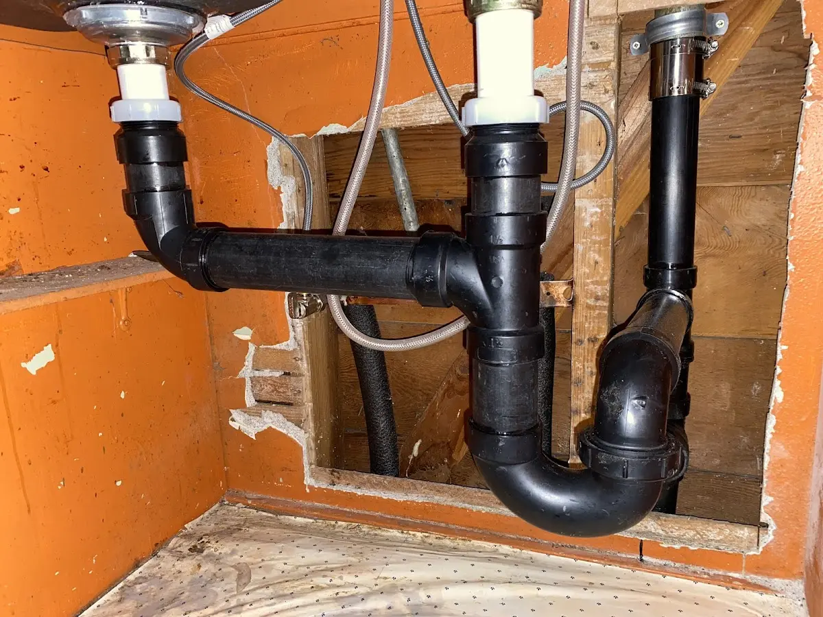 Professional Plumbing Inspection equipment and tools on the job in Casco